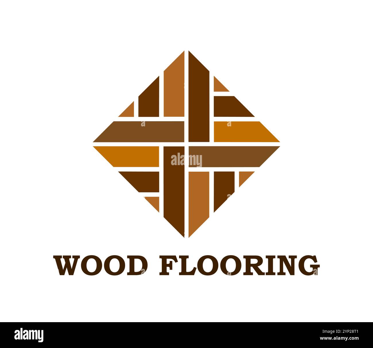 Icône de tuile de plancher en bois de parquet en bois pour la société de service de plancher, signe vectoriel. Parquet et service de revêtement de sol à la maison ou pavage de parquet et décoration intérieure emblème d'entreprise de carreaux de parquet Illustration de Vecteur