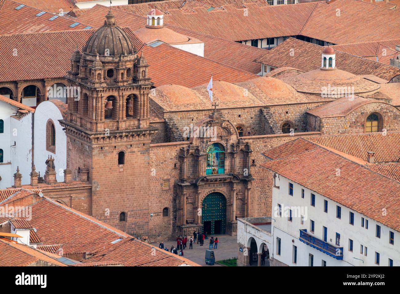 Basilique Menor de la Merced, Patrimoine mondial de l'UNESCO, Cusco, Pérou, Amérique du Sud Banque D'Images