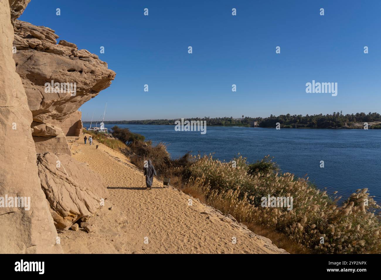 Gebel Al-Silsila, Egypte, Afrique du Nord, Afrique Banque D'Images