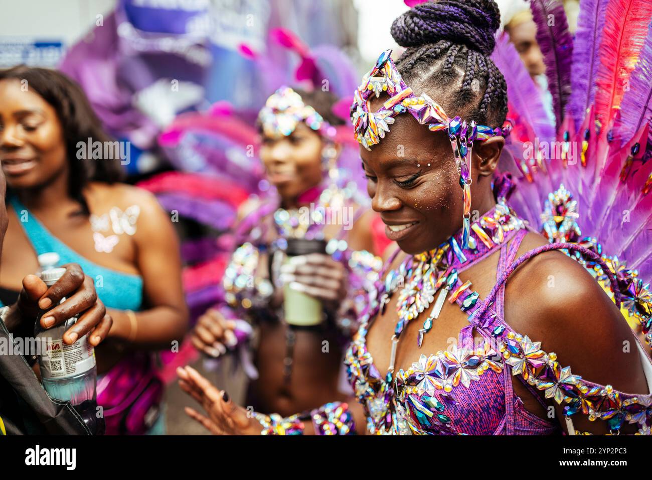 Notting Hill Carnival, Kensington, West London, Angleterre, Royaume-Uni, Europe Banque D'Images