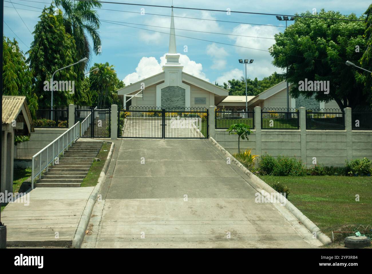 Église chrétienne bâtiment aux Philippines Banque D'Images