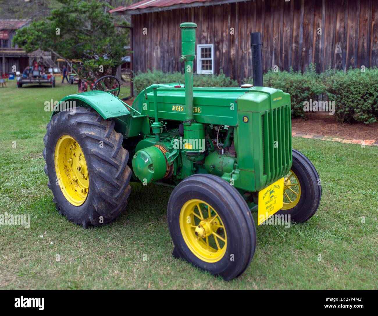 Tracteur John Deer 1939, Mississippi Agriculture and Forestry Museum, Jackson, Mississippi, États-Unis Banque D'Images