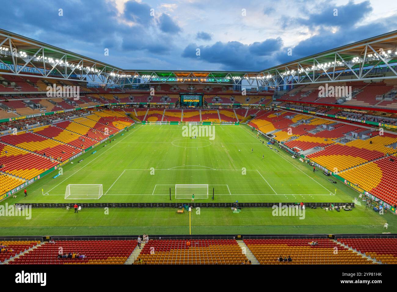 Brisbane, Australie. 28 novembre 2024. Brisbane, Australie, 28 novembre 2024 : vue générale de l'intérieur du stade avant le match international amical entre les CommBank Matildas et les Brazil Women au Suncorp Stadium de Brisbane, Australie Matthew Starling (Promediapix/SPP) crédit : SPP Sport Press photo. /Alamy Live News Banque D'Images