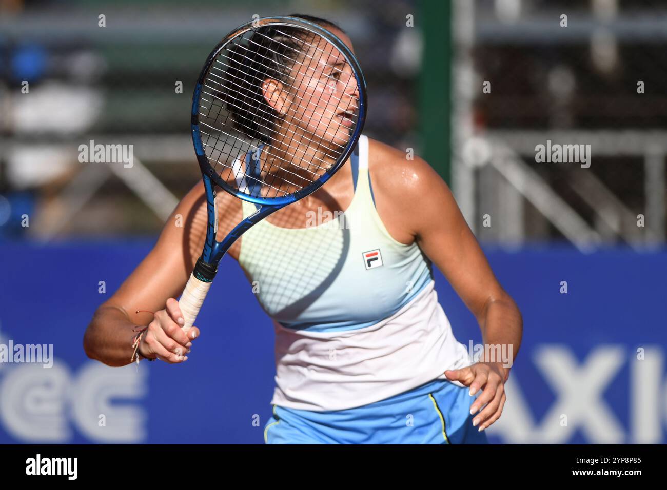 Buenos Aires (28 novembre 2024). Jazmin Ortenzi (Argentine) joue au WTA 125 Argentina Open 2024 crédit : Mariano Garcia/Alamy Live News Banque D'Images