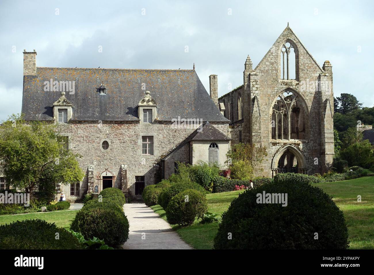 Abbaye de Beauport, France, Bretagne, Département des côtes-d’Armor, Paimpol Banque D'Images