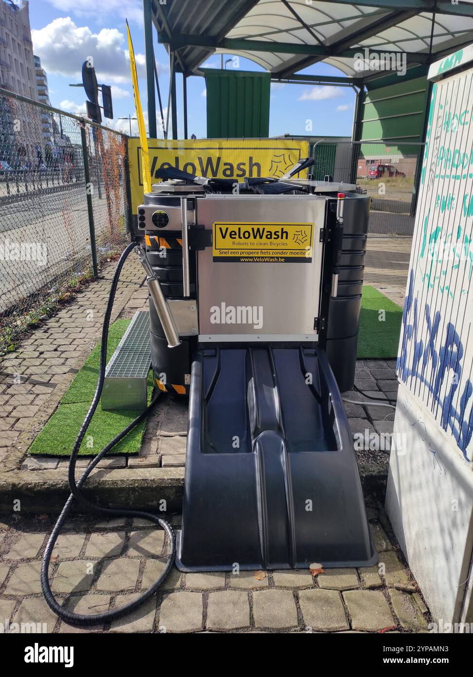 Cyclewash, Belgique, Anvers, Flandre, Anvers Banque D'Images