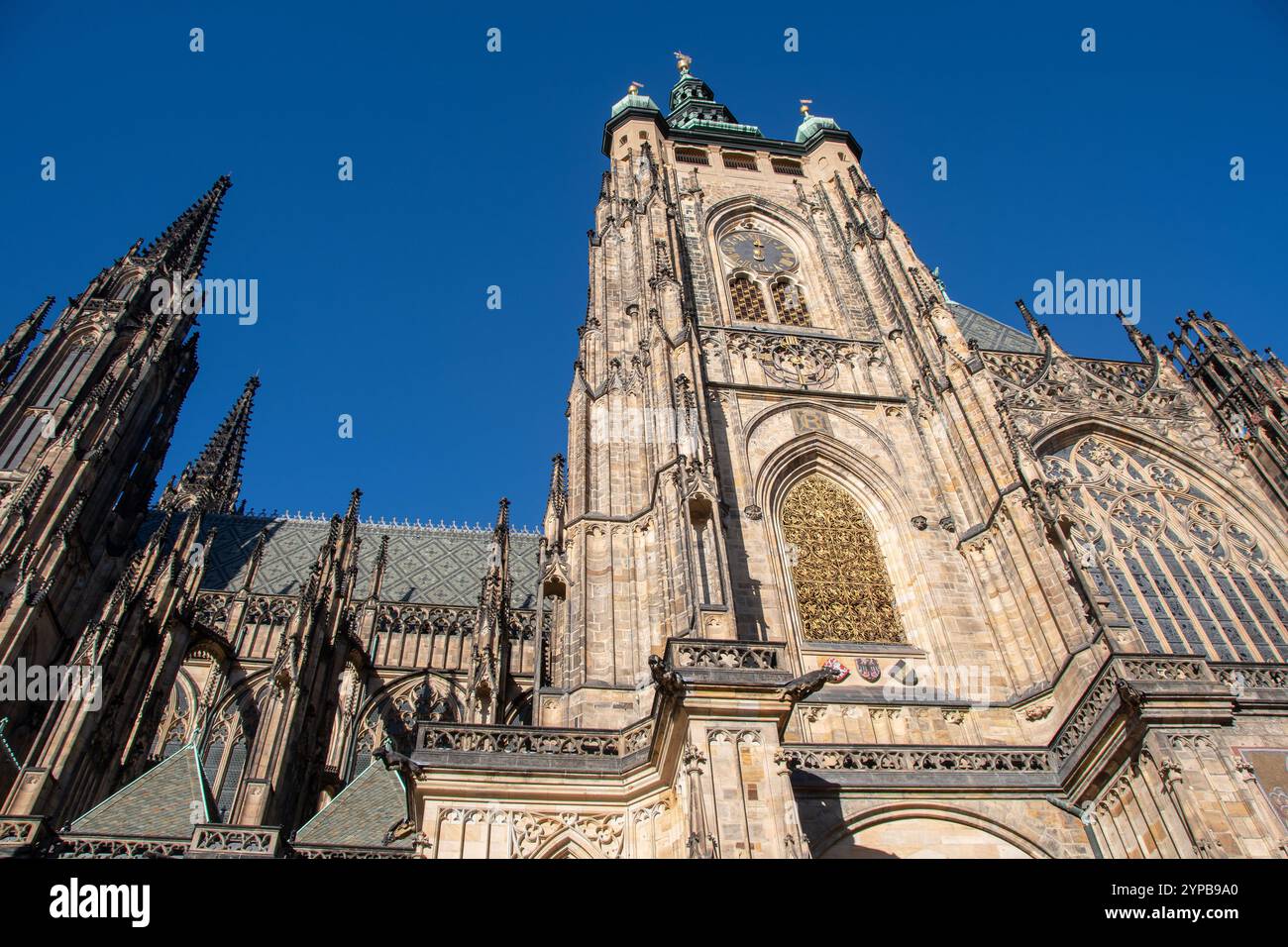 La cathédrale Saint-Guy à Prague Banque D'Images