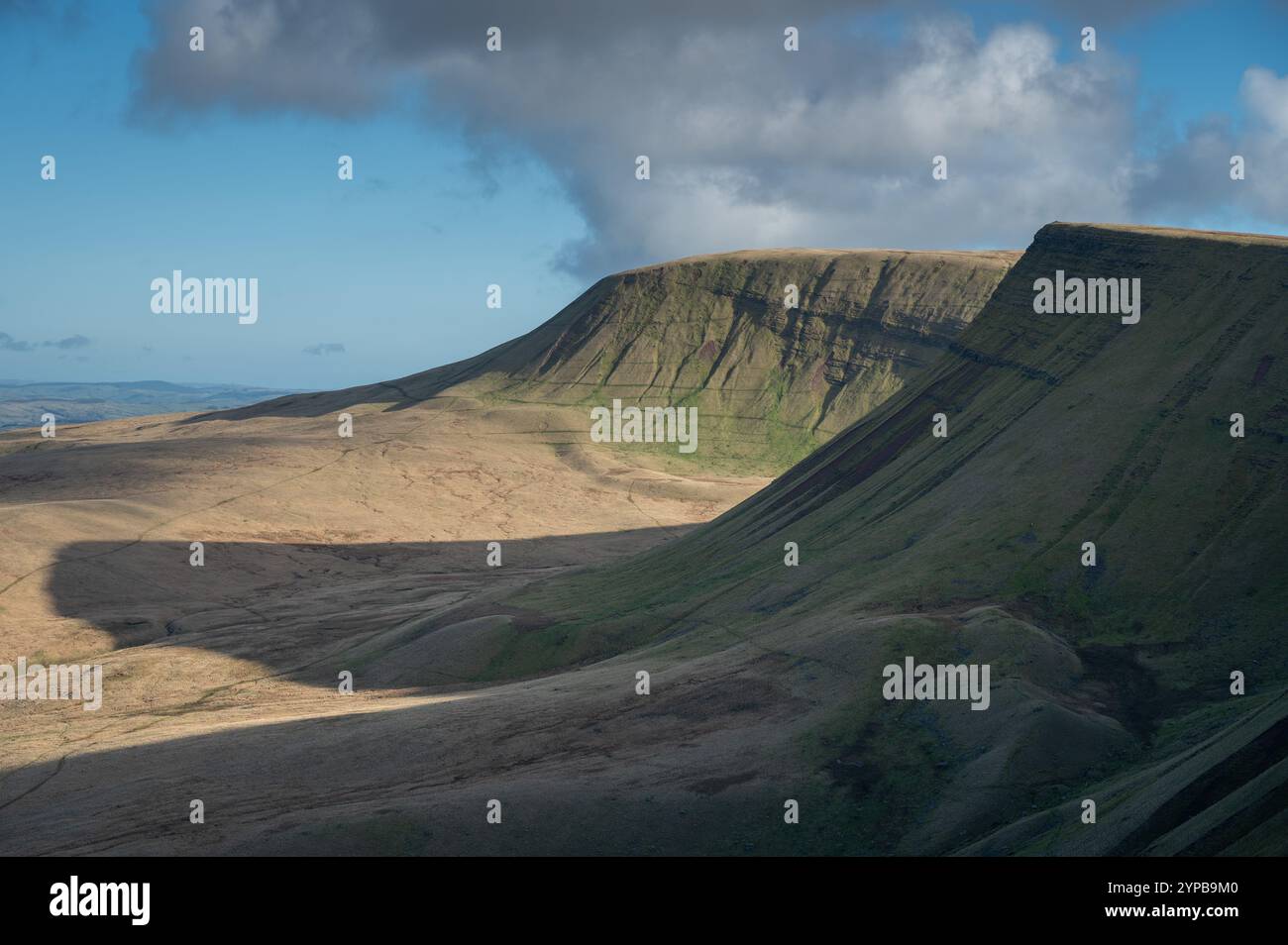 Les sommets de Picws du et Fan Foel de Pant tyle Gwyn, Carmarthenshire, pays de Galles, Royaume-Uni Banque D'Images