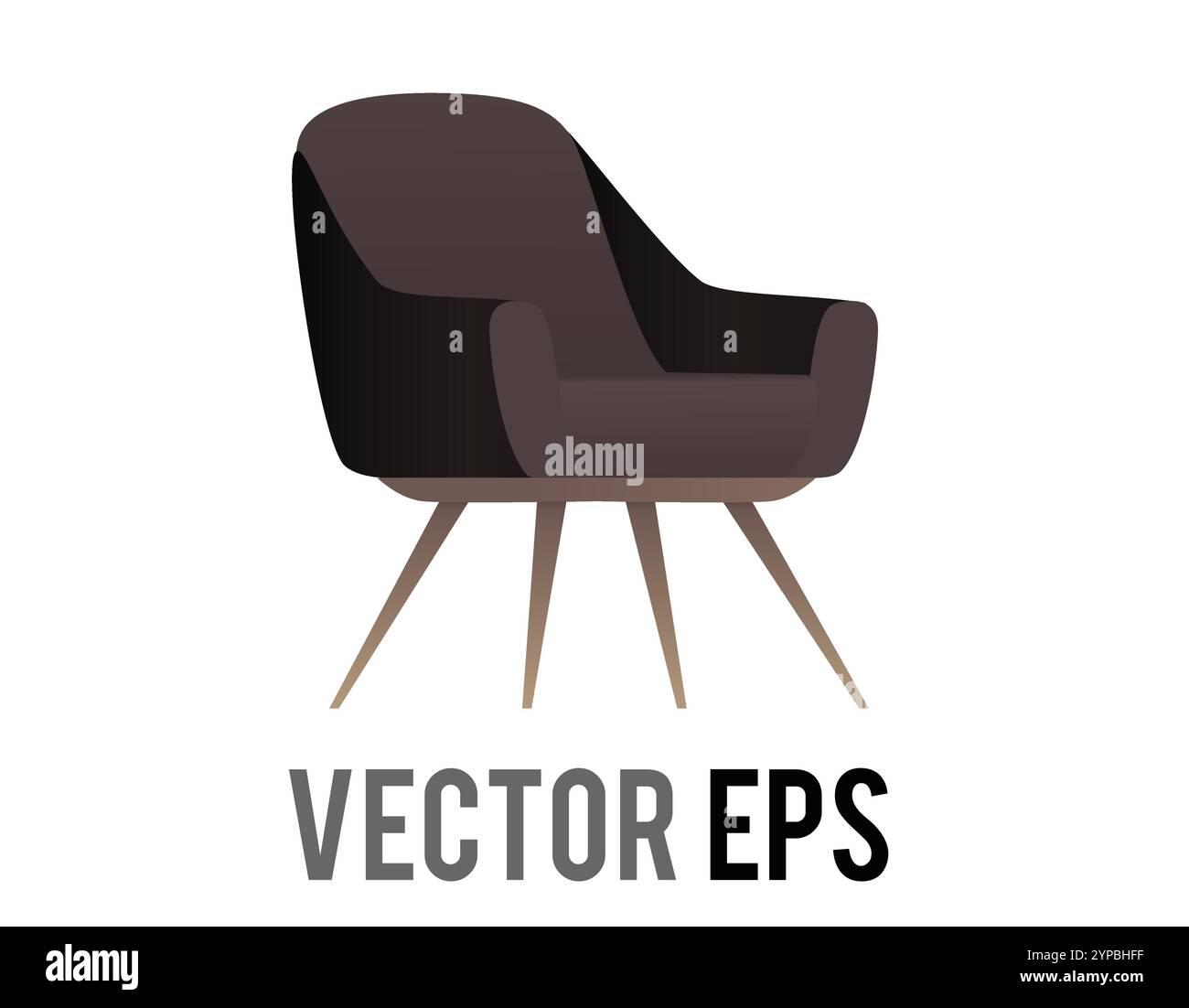 Le siège simple designer brun foncé pour salon 60s 70s style rétro design intérieur avec trois coussins décoratifs Illustration de Vecteur Le siège simple designer brun foncé pour salon 60s 70s style rétro design intérieur avec trois coussins décoratifs Illustration de Vecteur