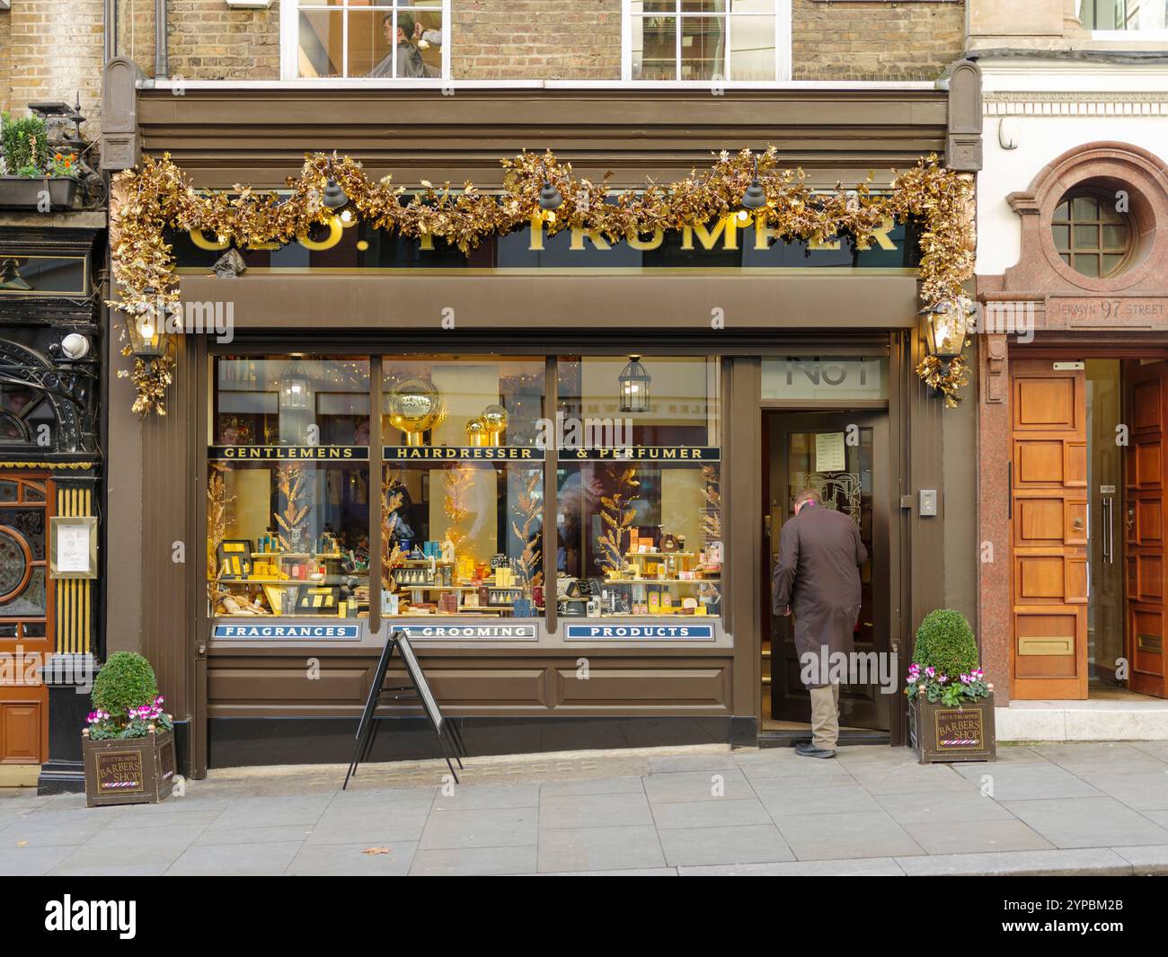 Jermyn Street Shops à Londres Banque D'Images