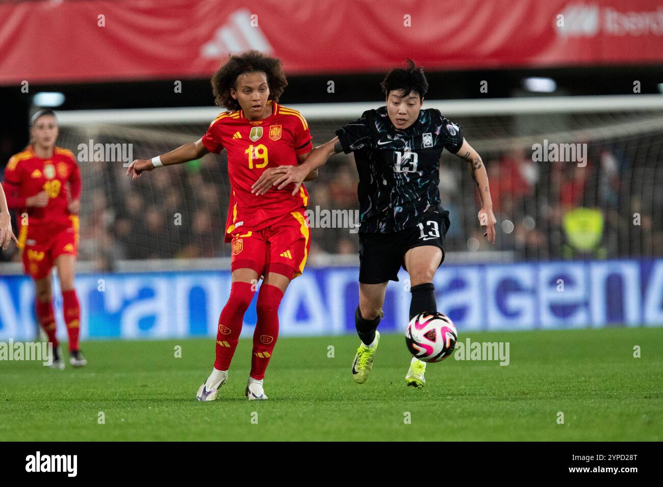 Carthagène, Espagne. 29 novembre 2024. VICKY L'PEZ, MILIEU DE TERRAIN ...