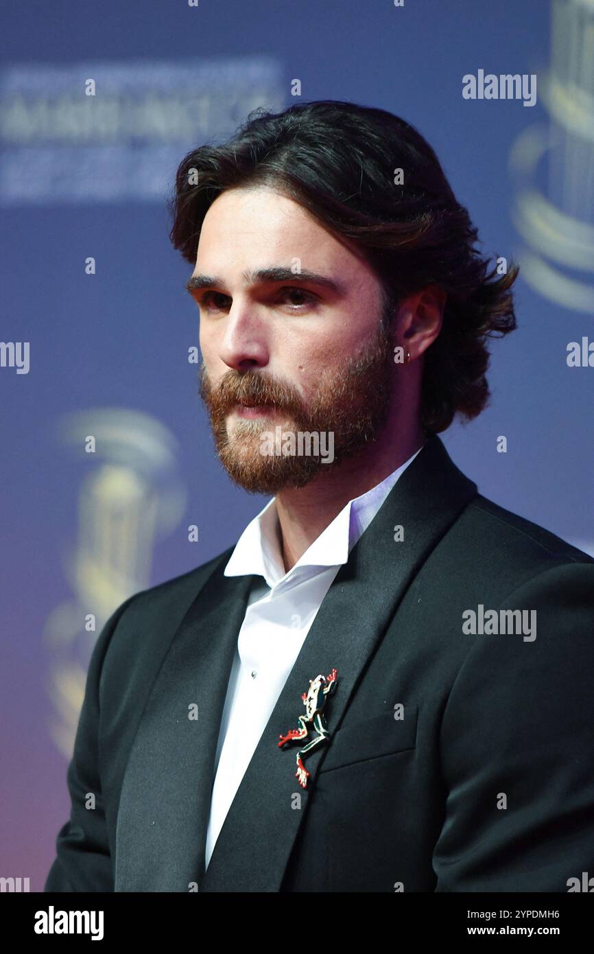 Marrakech, Maroc. 29 novembre 2024. Jacob Elordi assiste à la cérémonie d'ouverture tapis rouge lors du 21ème Festival International du film de Marrakech à Marrakech, Maroc, le 29 novembre 2024. Photo Aurore MARECHAL/ABACAPRESS. COM Credit : Abaca Press/Alamy Live News Banque D'Images