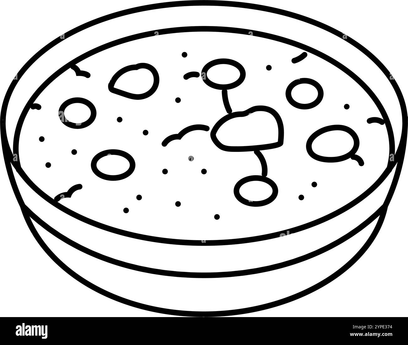 illustration vectorielle d'icône de ligne de vacances chinoise du festival laba Illustration de Vecteur