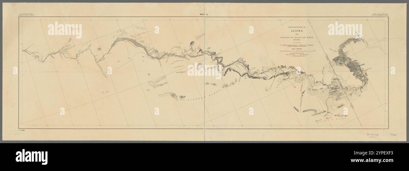 Explorations en Alaska, 1898 : portions de Tanana et White Rivers 1898 par Geological Survey (É.-U.) Banque D'Images