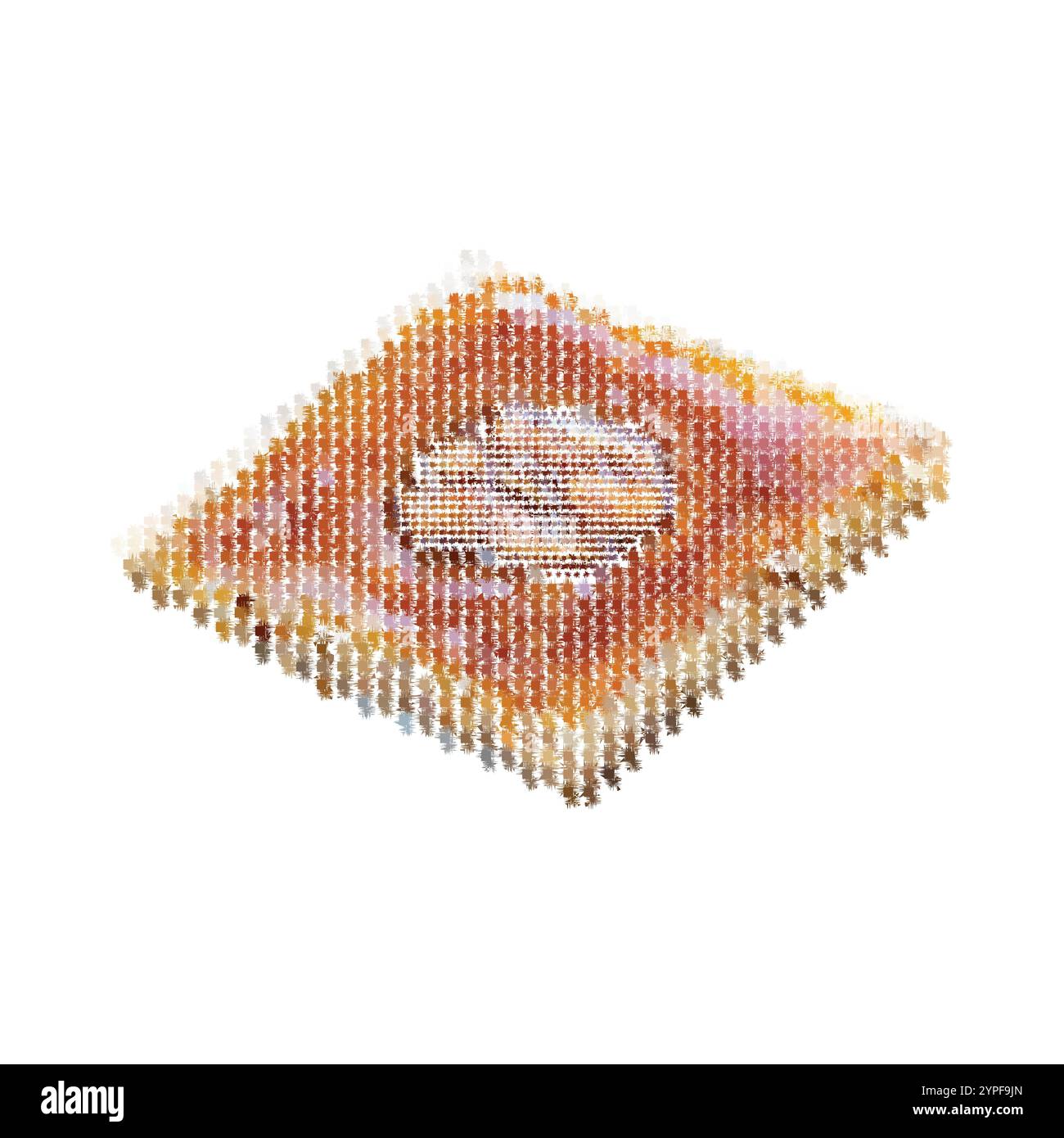 Art en pointillés baklava Illustration de Vecteur