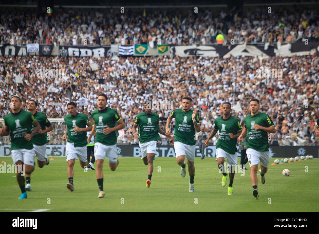 Buenos Aires, Argentine. 30 novembre 2024. Mas Monumental Stadium Libertadores Cup FINALE 2024 - Atlético Mineiro vs Botafogo, Buenos Aires, Argentine. 30 novembre 2024. Stade Mas Monumental (Patricia Perez Ferraro/SPP) crédit : SPP Sport Press photo. /Alamy Live News Banque D'Images