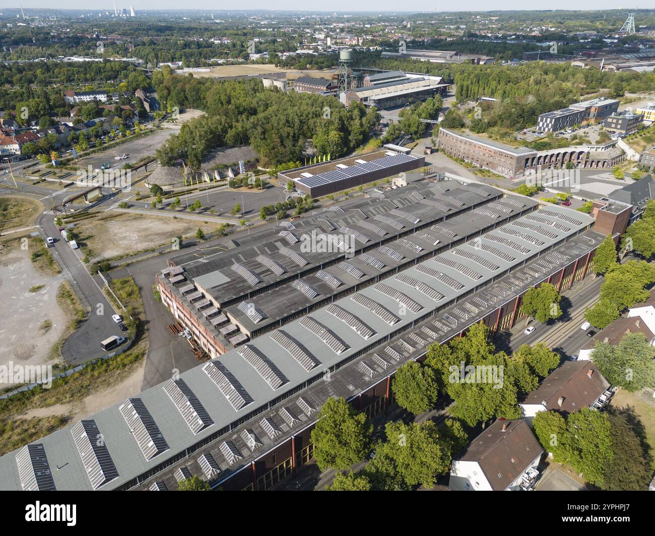 Le Century Hall (Jahrhunderthalle) est une salle d'événements dans la ville de Bochum. La salle a été construite en 1902 et réutilisée par la suite comme salle de dynamitage pour Banque D'Images