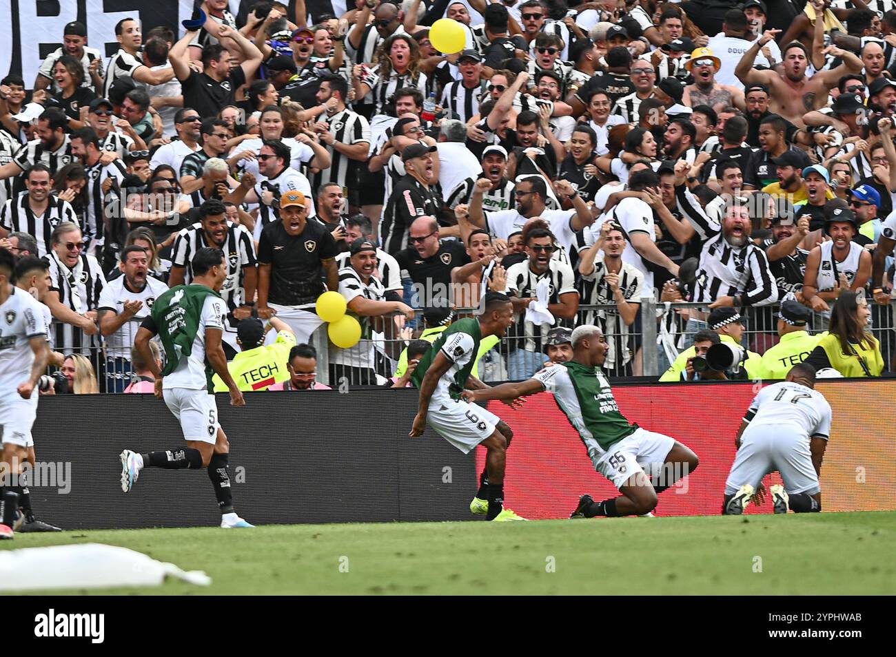 Buenos Aires, Argentine. 30 novembre 2024. MG et Botafogo, valable pour la finale de la Copa Libertadores da América 2024, qui se tiendra au stade Monumental de Nunez, à Buenos Aires, en Argentine, ce samedi (30). Crédit : Gabriel Sotelo/FotoArena/Alamy Live News Banque D'Images