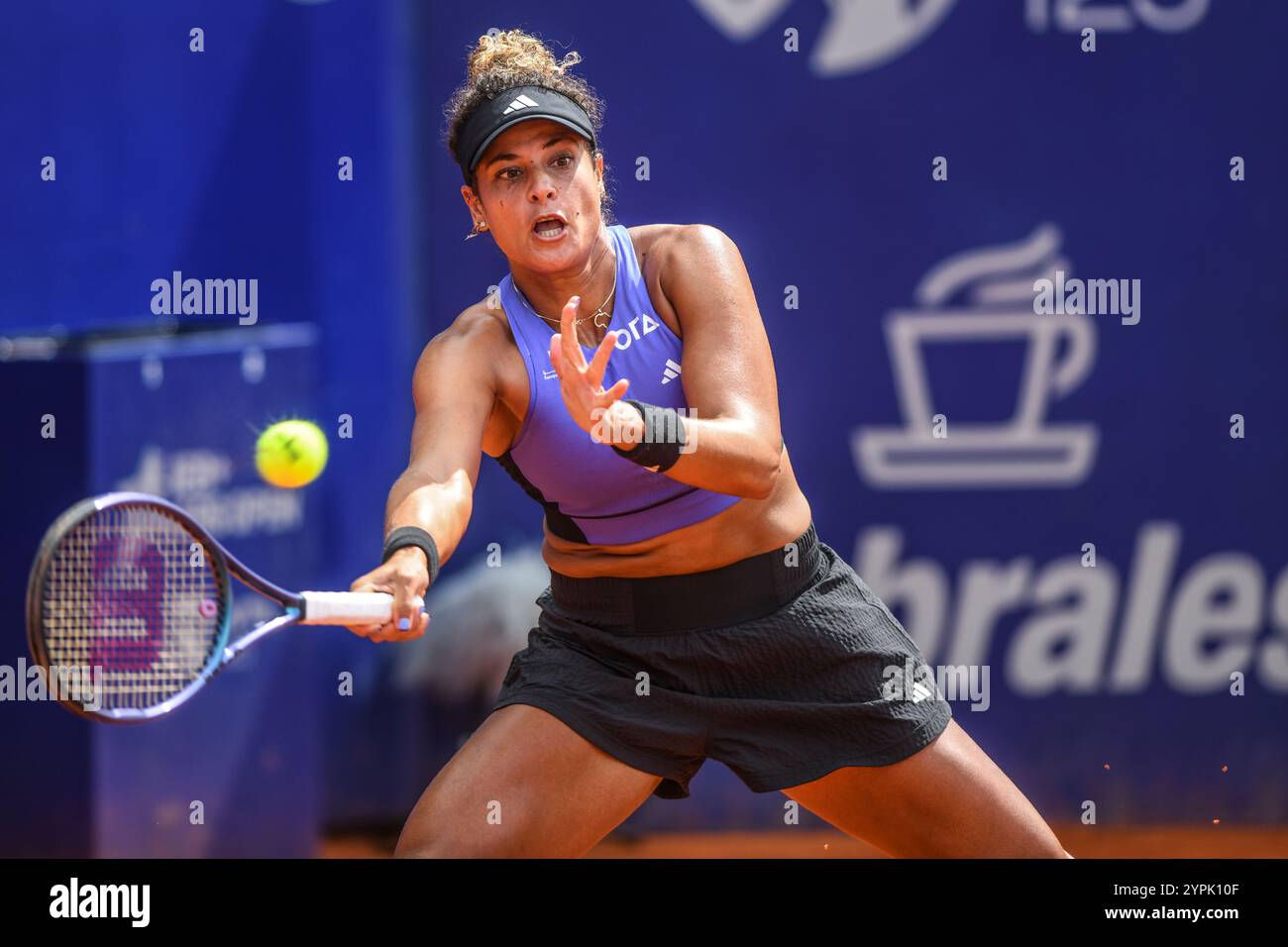 Buenos Aires (30 novembre 2024). Mayar Sherif (Égypte) jouant au WTA 125 Argentina Open 2024 crédit : Mariano Garcia/Alamy Live News Banque D'Images