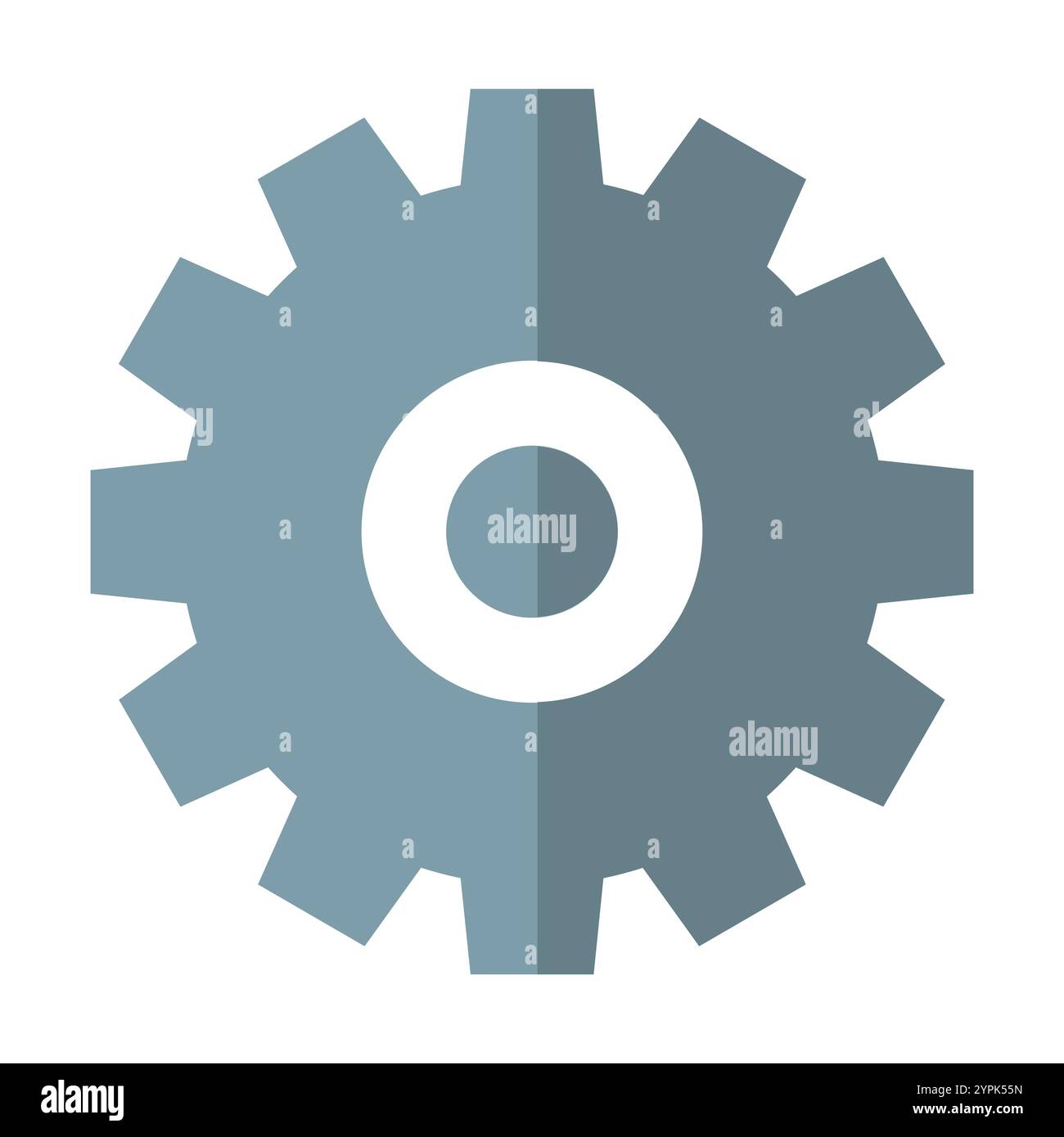 Une icône d'équipement minimaliste élégante sur un fond Uni, symbolisant la technologie, les machines et le design industriel. Idéal pour la technologie, l'ingénierie Illustration de Vecteur