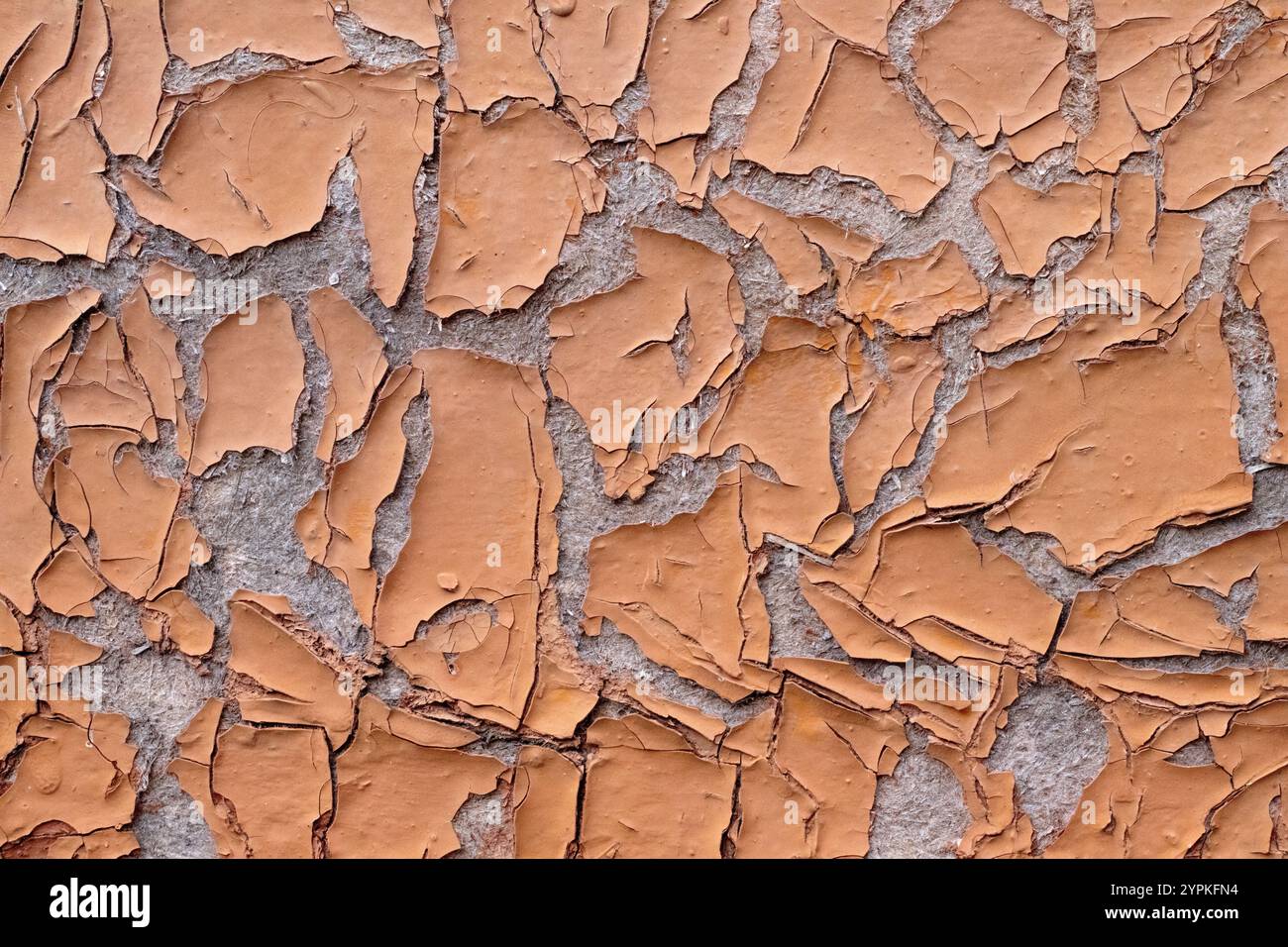 Collage traité de peinture grunge écaillée de métal texturé rouillé à la lumière du jour. Arrière-plan pour bannière, arrière-plan ou texture pour mappage 3D. Banque D'Images