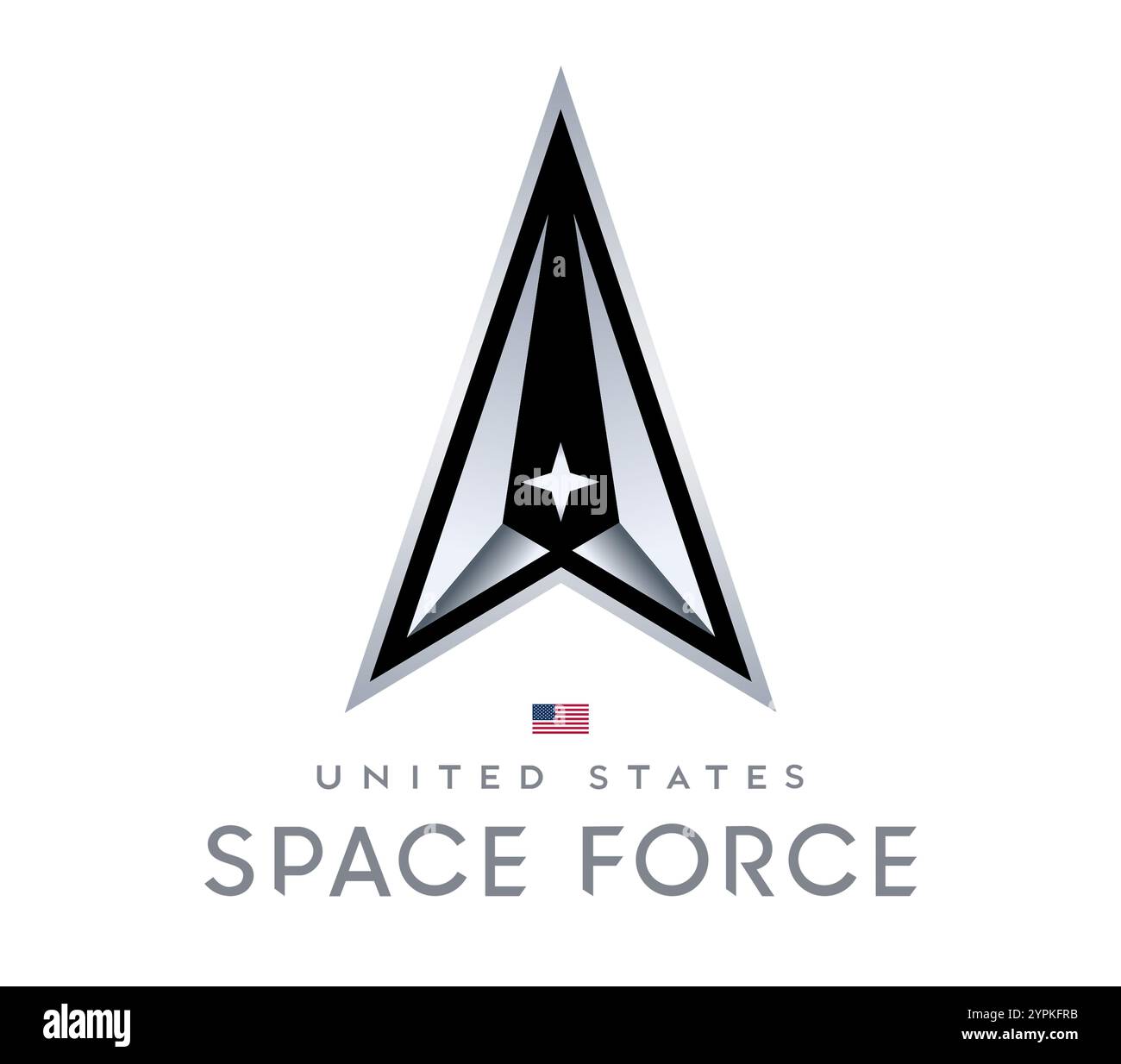 Logo de la Force spatiale des États-Unis Banque D'Images