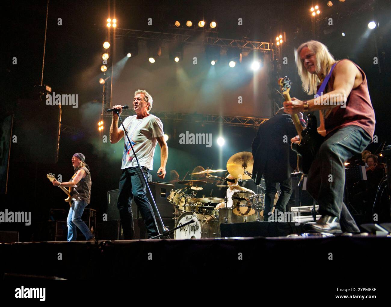 Le groupe de heavy rock Deep Purple en concert au NEC Birmingham le 27 novembre 2011 Banque D'Images