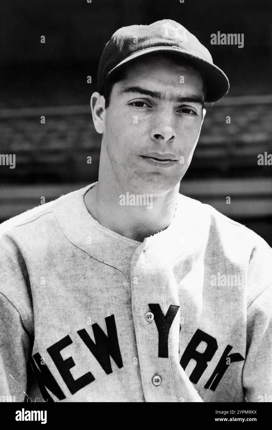 Joe DiMaggio, légende du baseball, New York Yankee, 1939 Banque D'Images