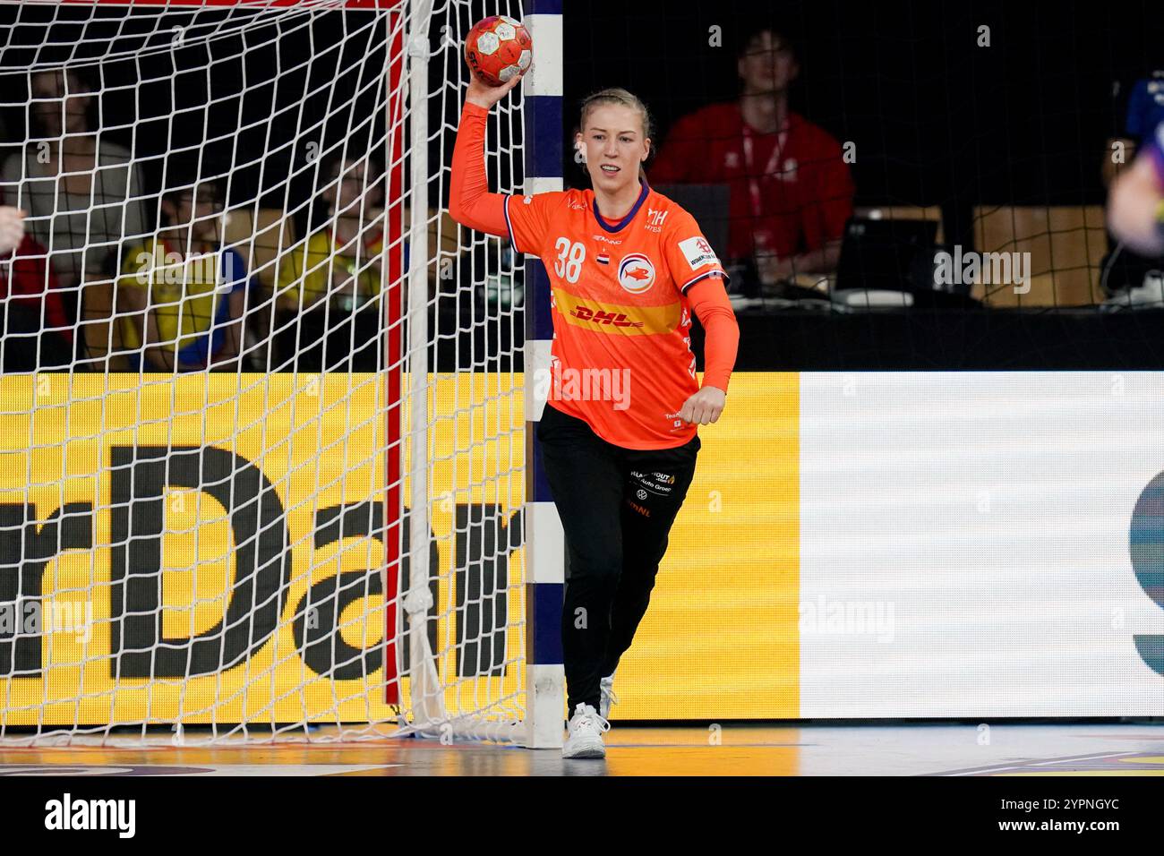 Innsbruck, Autriche. 1er décembre 2024. INNSBRUCK, AUTRICHE - 1er DÉCEMBRE : Yara Ten Holte, des pays-Bas, lors du match féminin du groupe F de l'EHF Euro 2024 entre les pays-Bas et l'Allemagne à l'Olympiahalle le le 1er décembre 2024 à Innsbruck, Autriche. (Photo de Henk Seppen/Orange Pictures) crédit : Orange pics BV/Alamy Live News Banque D'Images