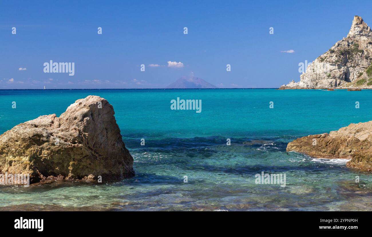 Différentes vues de la province de Calabre Italie, Capo Vaticano, Ricadi, tourisme, vacances, voyage, tourisme Banque D'Images