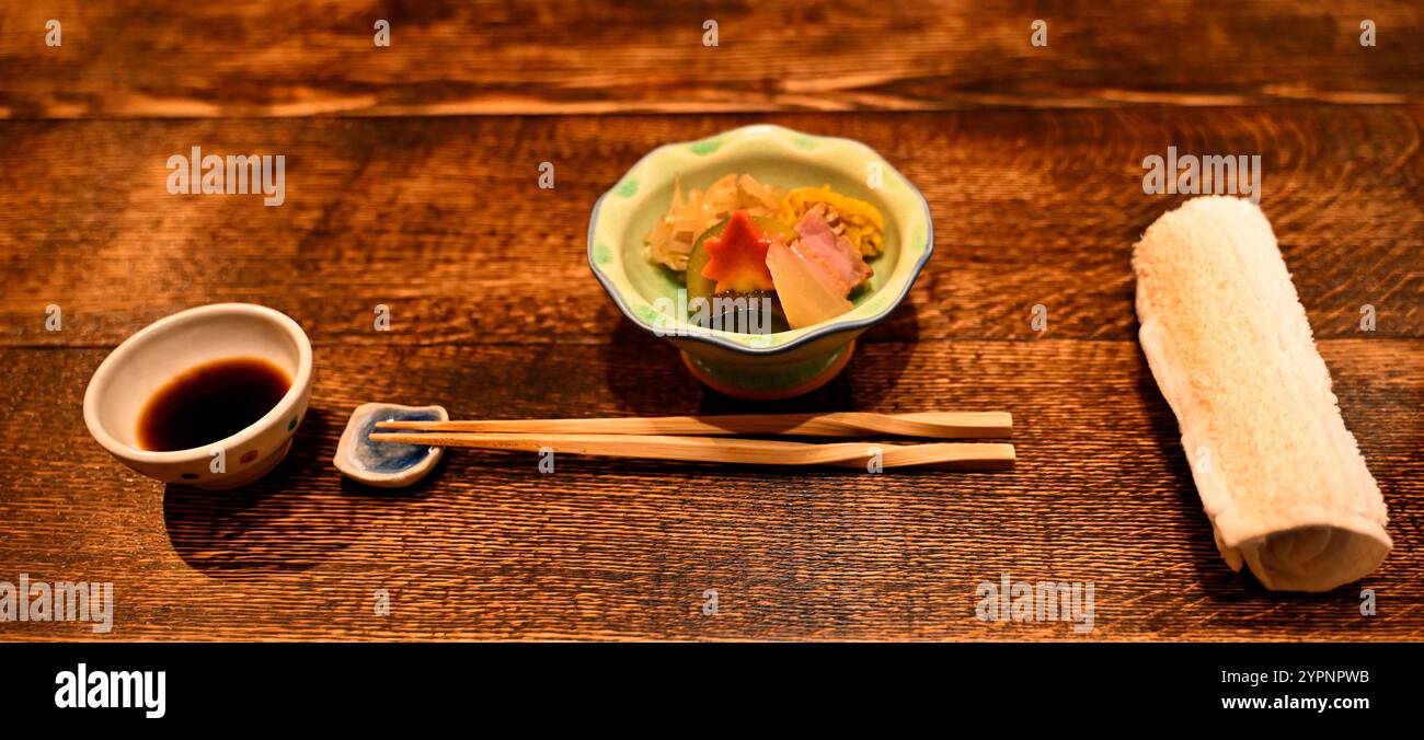 Dîner traditionnel japonais Banque D'Images