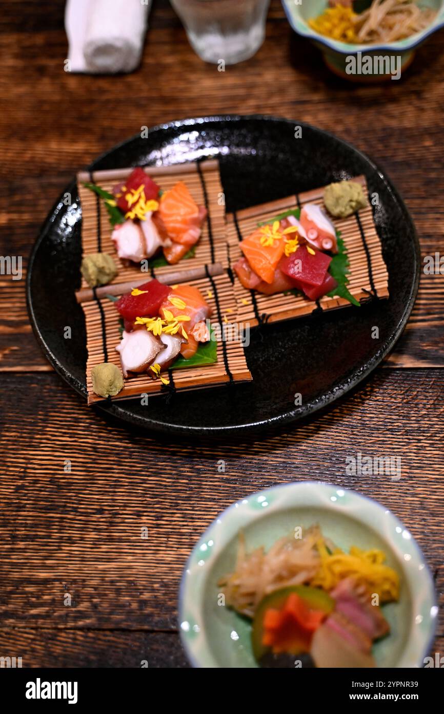 Dîner traditionnel japonais Banque D'Images