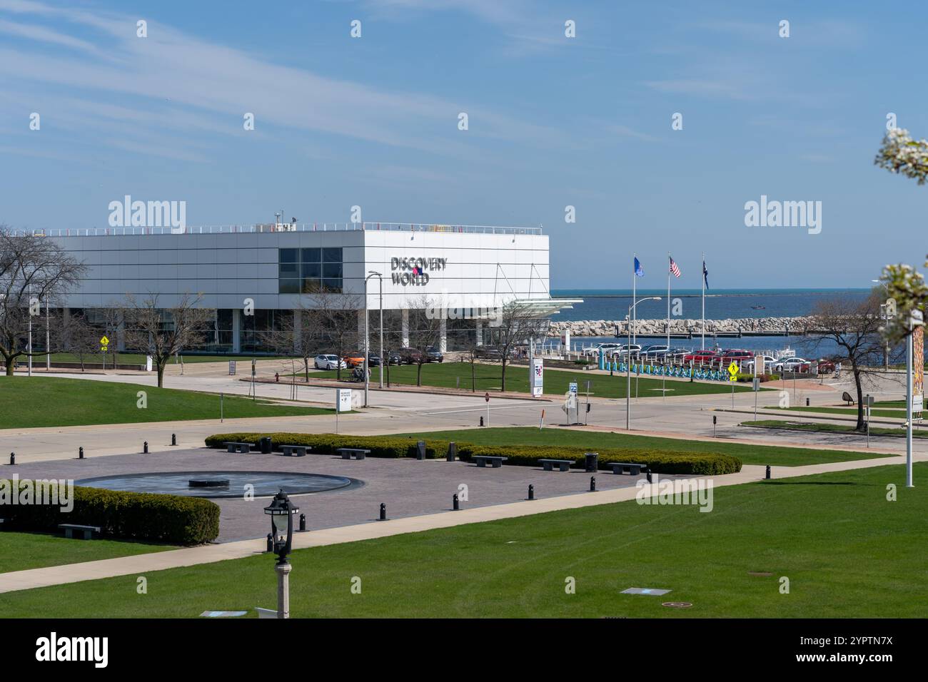 Milwaukee, Wisconsin, USA - 3 mai 2023 : Discovery World at Pier Wisconsin à Milwaukee, Wisconsin, USA Banque D'Images