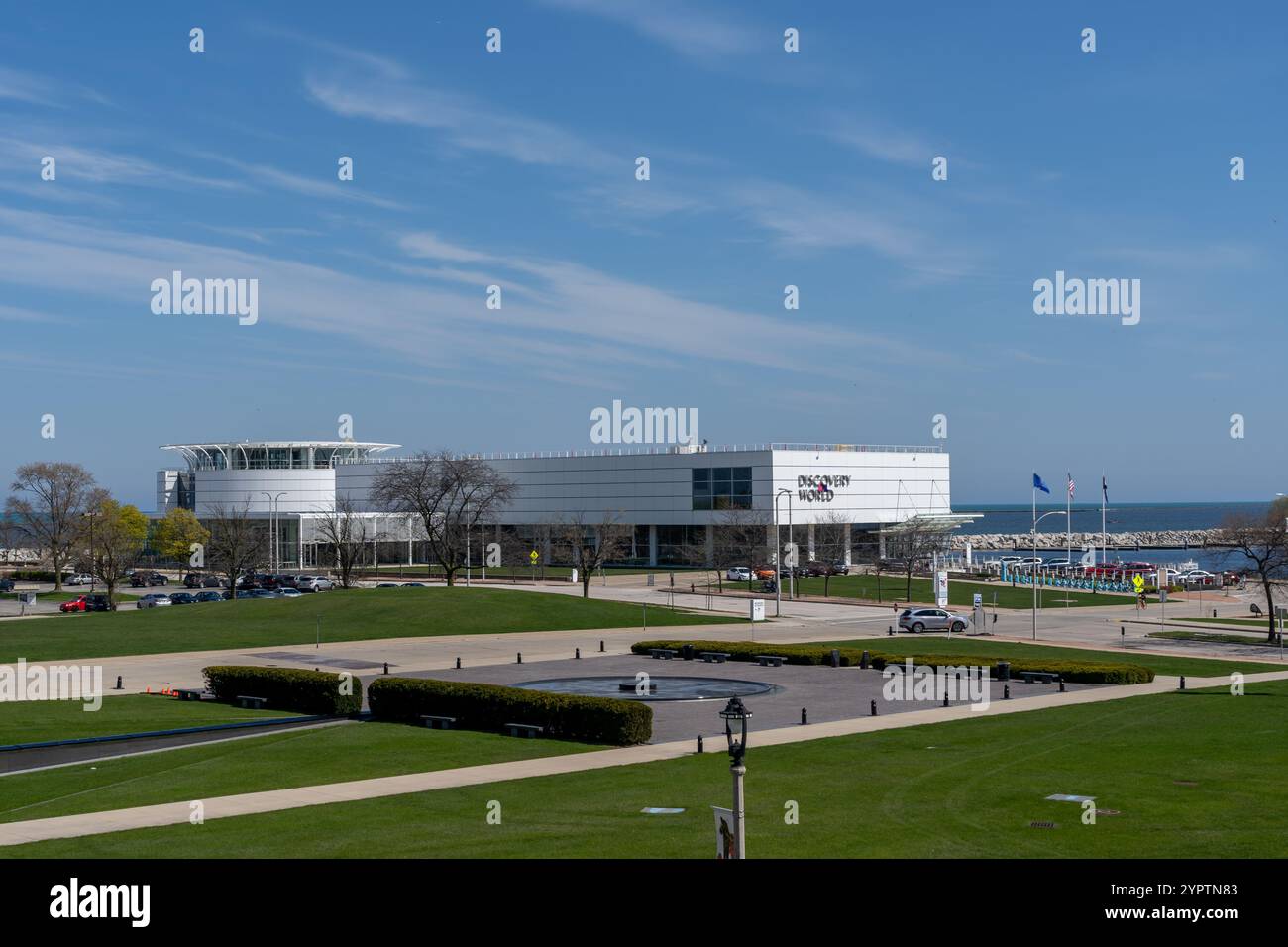 Milwaukee, Wisconsin, USA - 3 mai 2023 : Discovery World at Pier Wisconsin à Milwaukee, Wisconsin, USA Banque D'Images