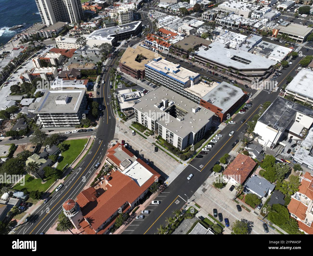 Vue aérienne de la ville de la Jolla, San Diego Californie. Destination de voyage aux États-Unis Banque D'Images