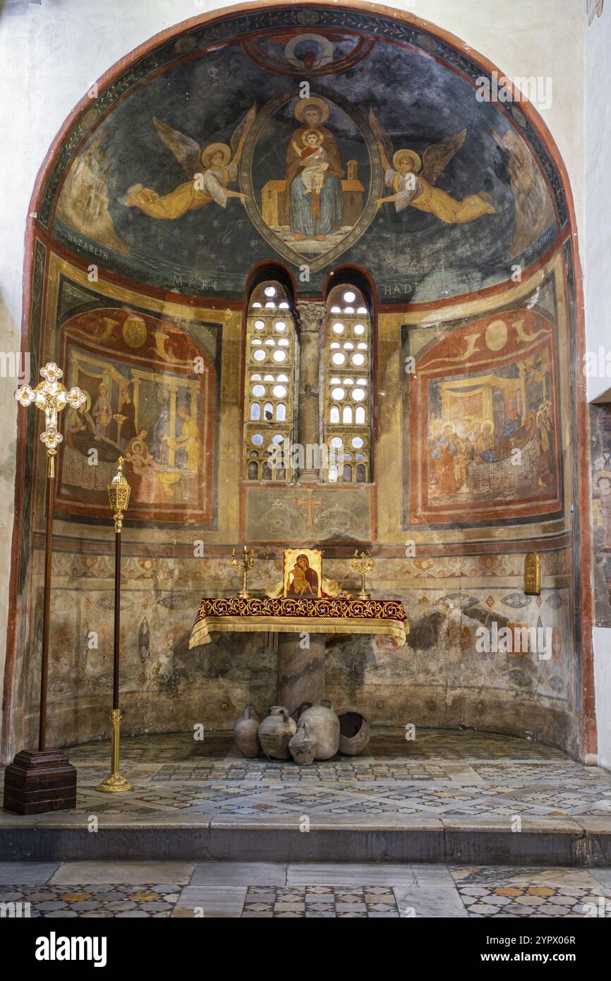 Sainte Marie à Cosmedin, officiée par l'Église grecque-catholique melkite, Rome, Latium, Italie, Europe Banque D'Images