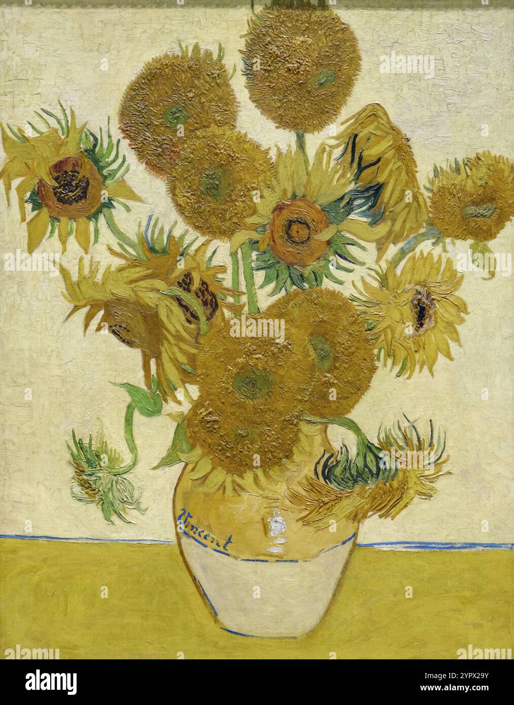 Vincent Van Gogh, tournesols, 1888, huile sur toile, National Gallery, Londres, Angleterre, Grande-Bretagne Banque D'Images