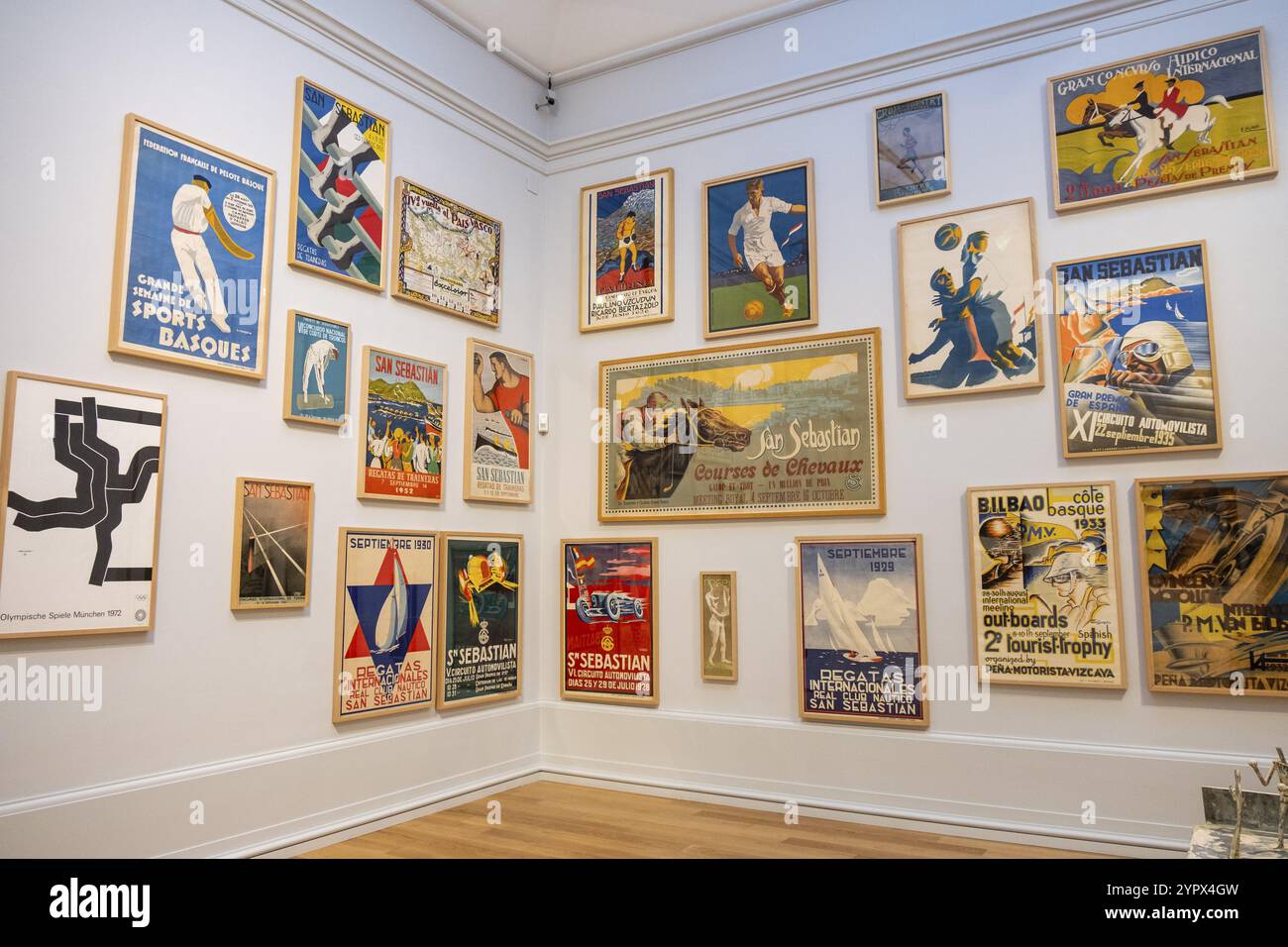 Affiches sportives, Museo de Bellas Artes, Bilbao, Espagne, Europe Banque D'Images
