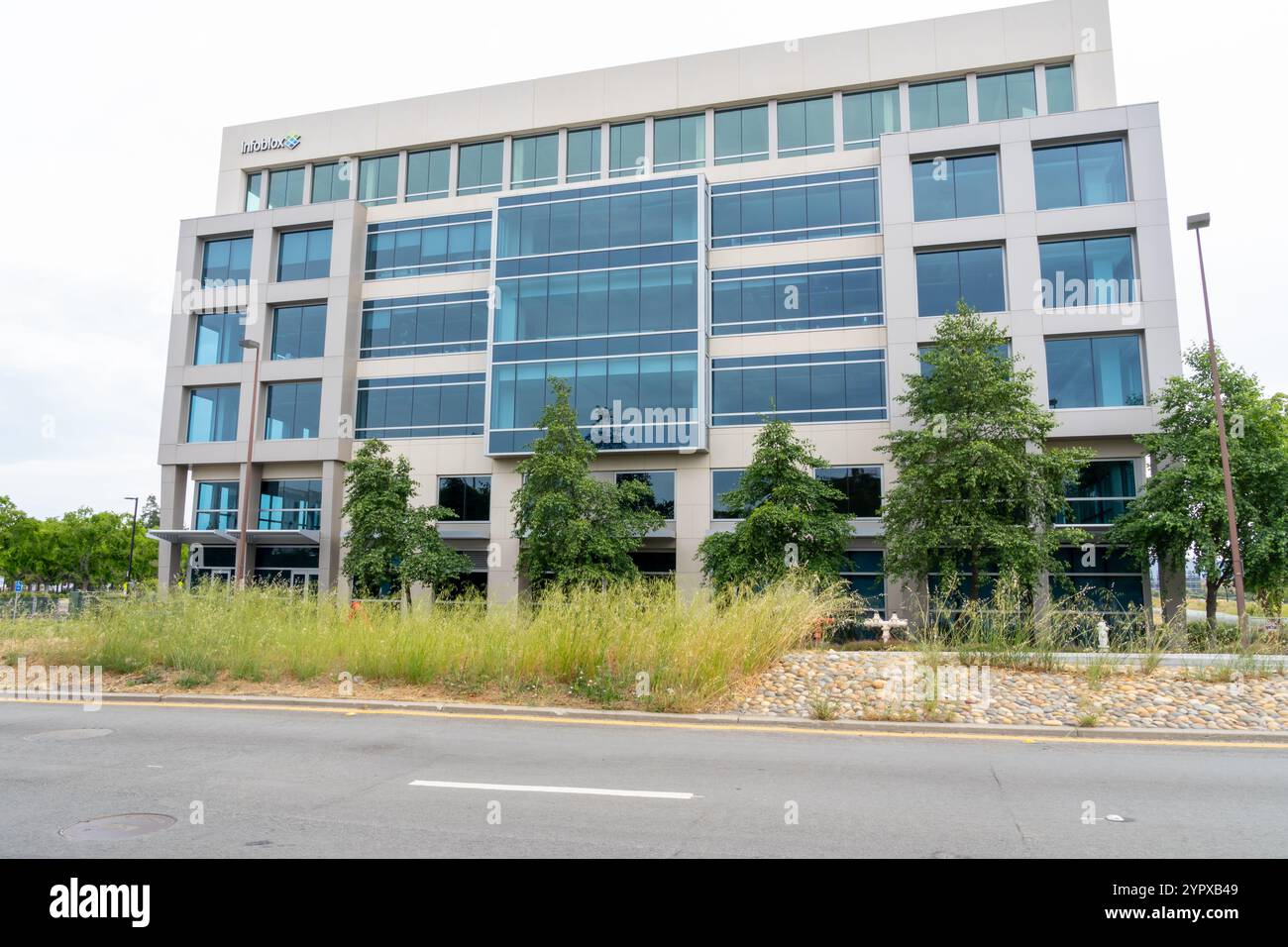 Société de sécurité réseau Infoblox siège social à Santa Clara, Californie, États-Unis Banque D'Images
