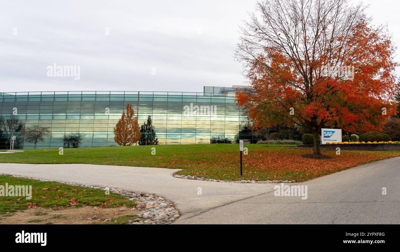 SAP United States Siège social à Newtown Square, PA, États-Unis Banque D'Images
