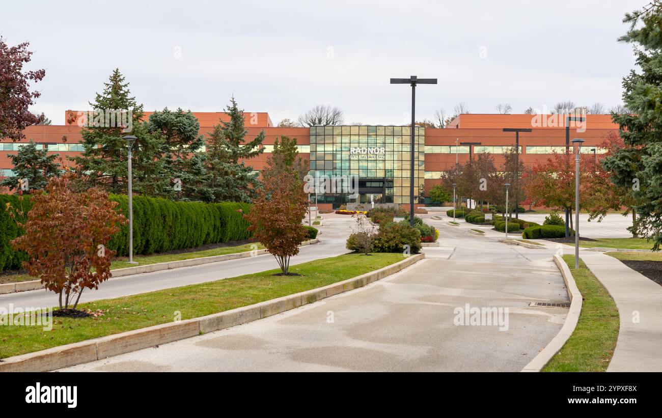 Radnor, PA, États-Unis - 4 novembre 2023 : Radnor Financial Center at 150 n radnor chester rd à Radnor, PA, États-Unis. Banque D'Images