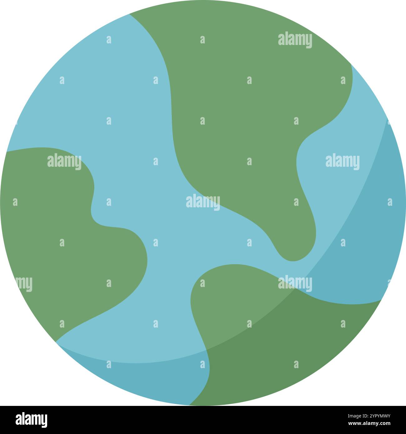 L'icône de la planète Terre Illustration de Vecteur
