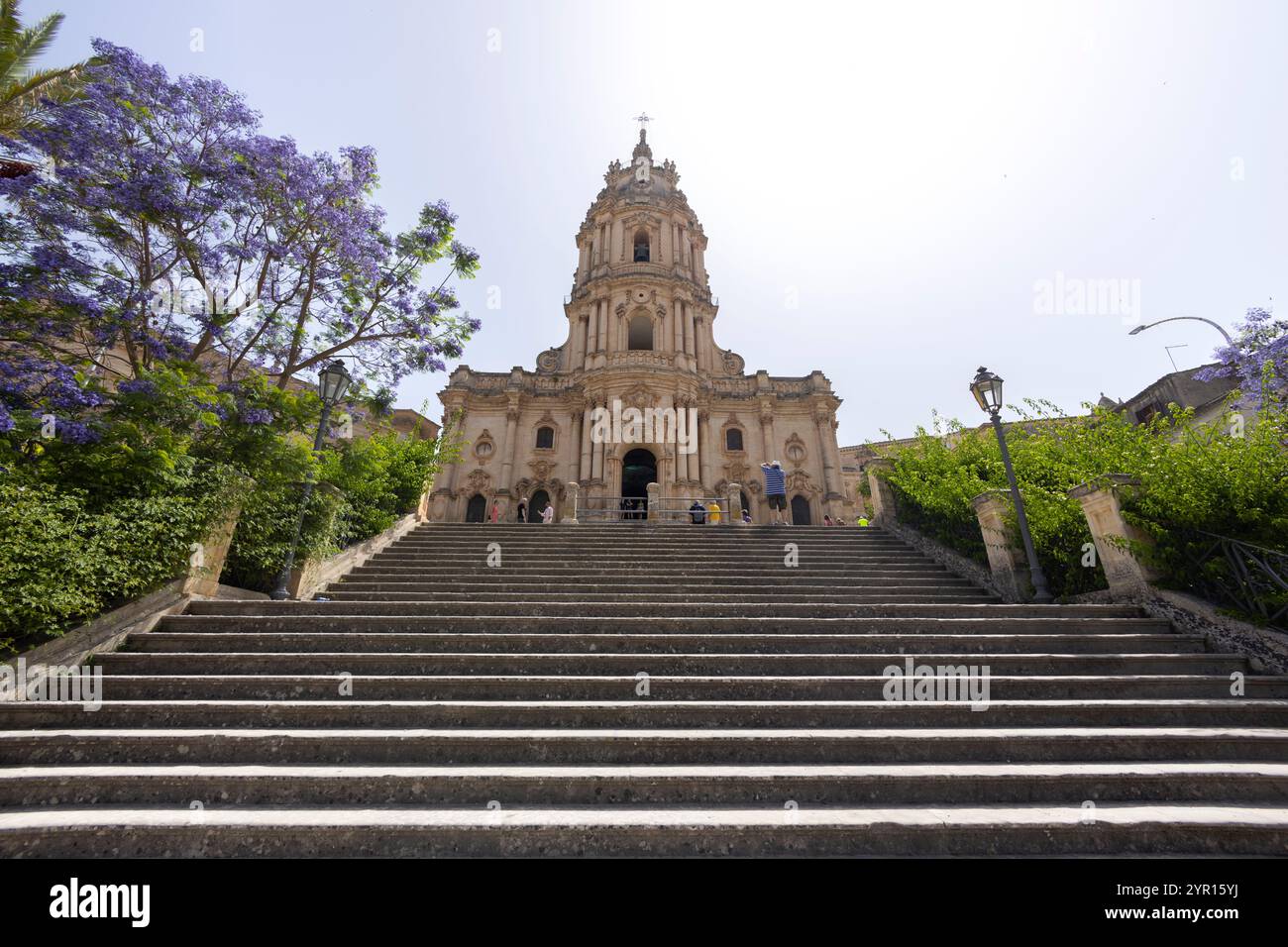 MODICA, ITALIE, 23 JUIN 2023 - Cathédrale Saint-Georges de Modica, province de Raguse, Sicile, Italie Banque D'Images