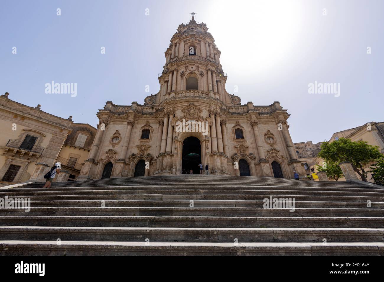 MODICA, ITALIE, 23 JUIN 2023 - Cathédrale Saint-Georges de Modica, province de Raguse, Sicile, Italie Banque D'Images