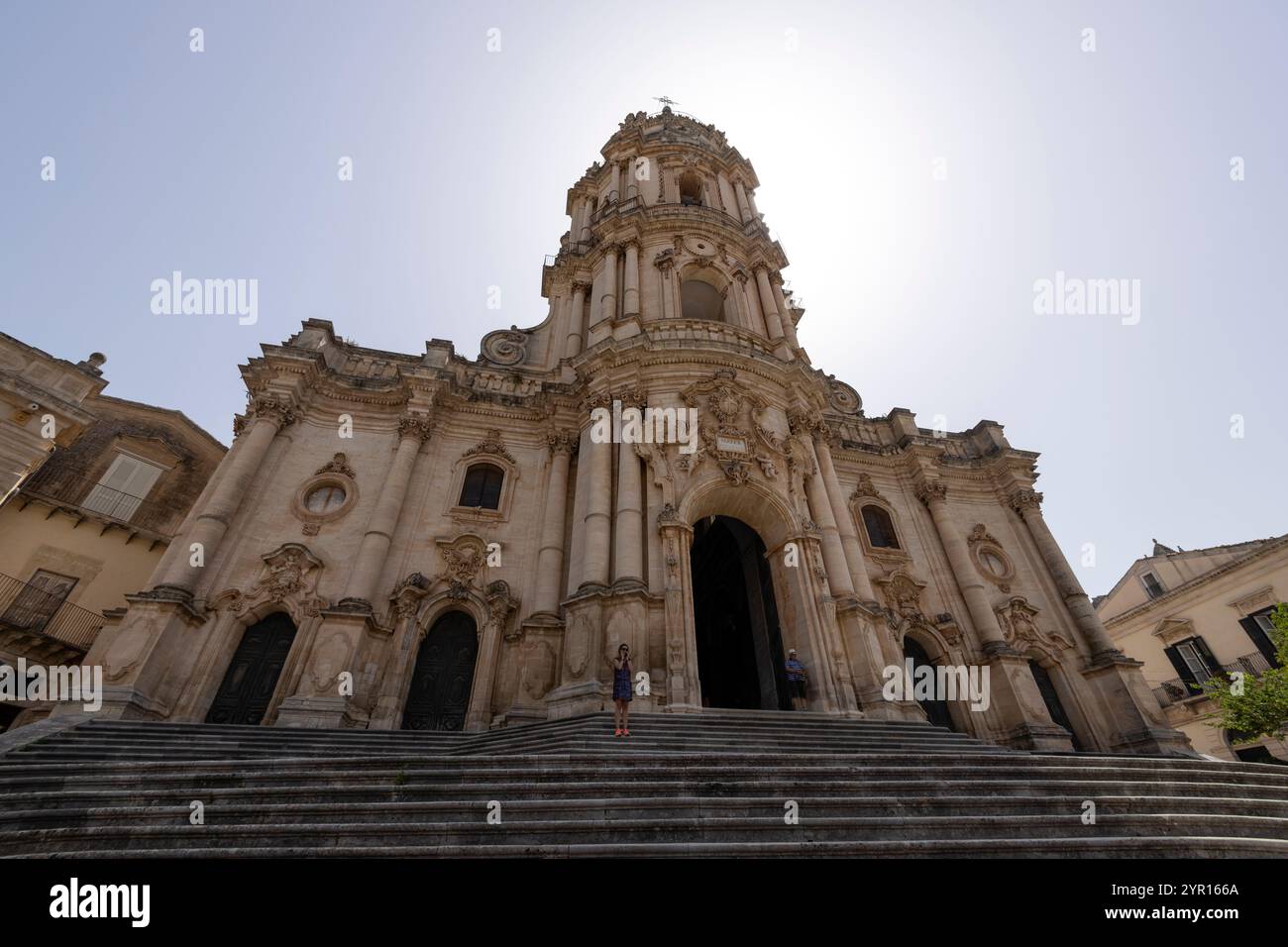MODICA, ITALIE, 23 JUIN 2023 - Cathédrale Saint-Georges de Modica, province de Raguse, Sicile, Italie Banque D'Images