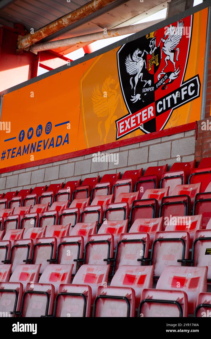Stade du FC Exeter City St James Park Banque D'Images