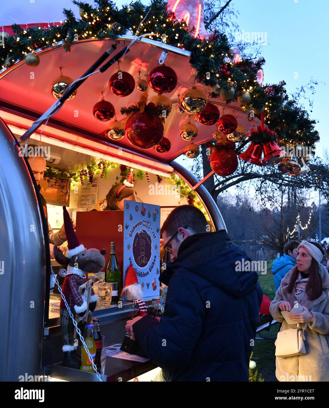 Der Weihnachtsgarten im DeutschFranzösischenGarten in Saarbrücken am