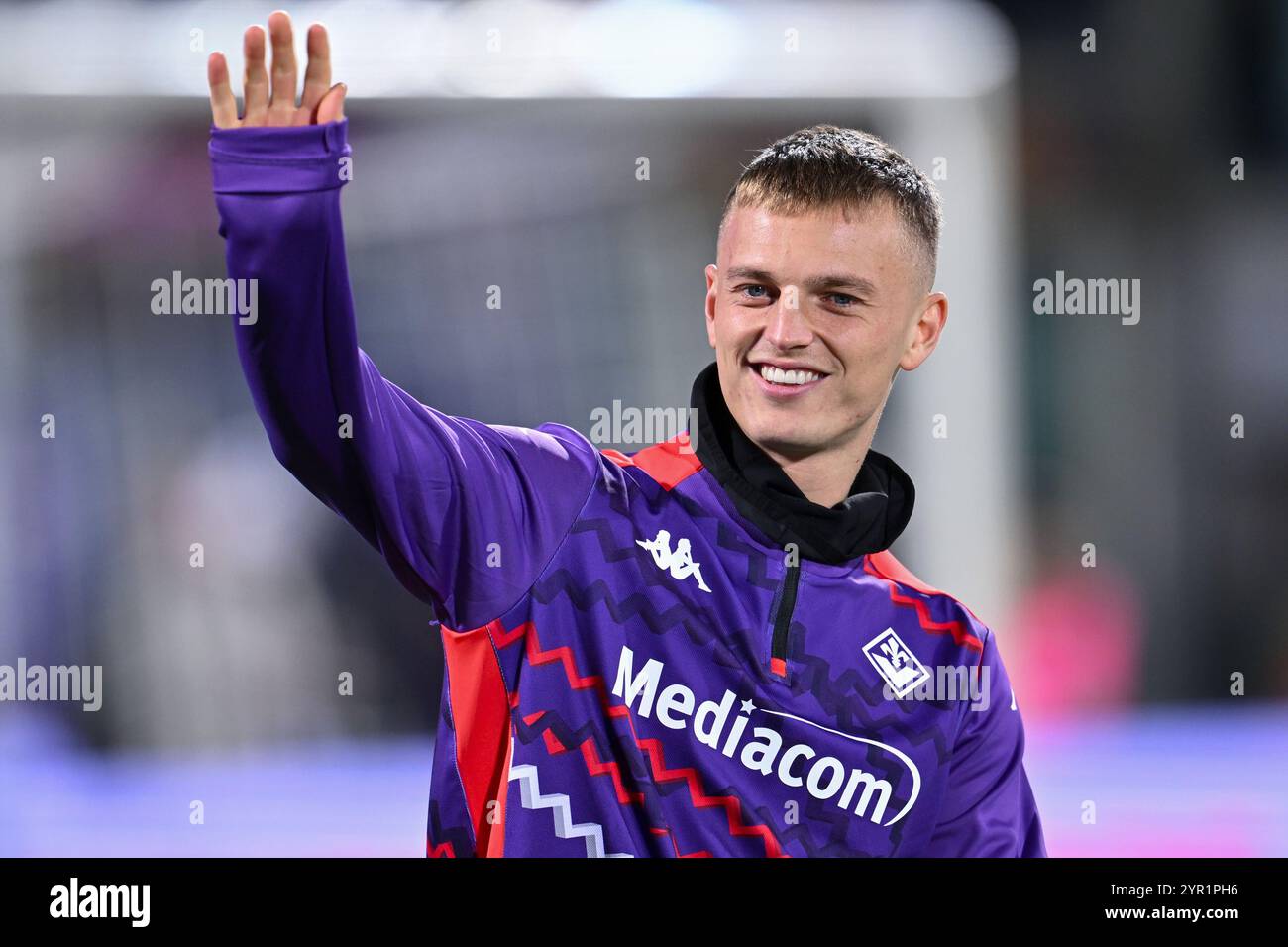 Albert Gudmundsson, attaquant de l'ACF Fiorentina, lors de l'ACF Fiorentina vs Inter - FC Internazionale, match de football italien Serie A à Florence, Italie, le 01 décembre 2024 Banque D'Images