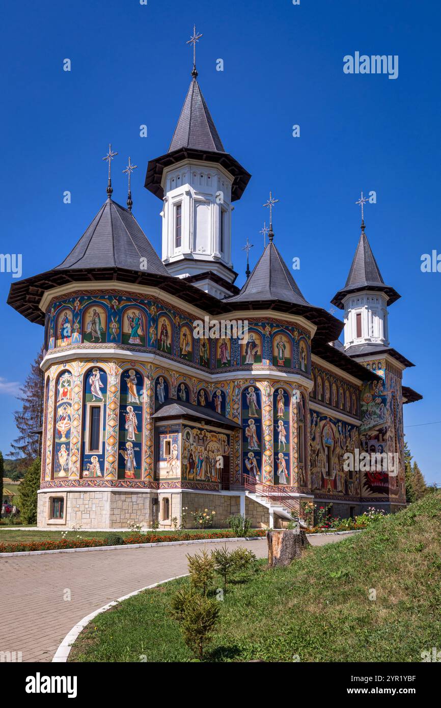 Église de. Ioan Iacob Hozevitul, monastère de Neamt, comté de Neamț, Roumanie Banque D'Images