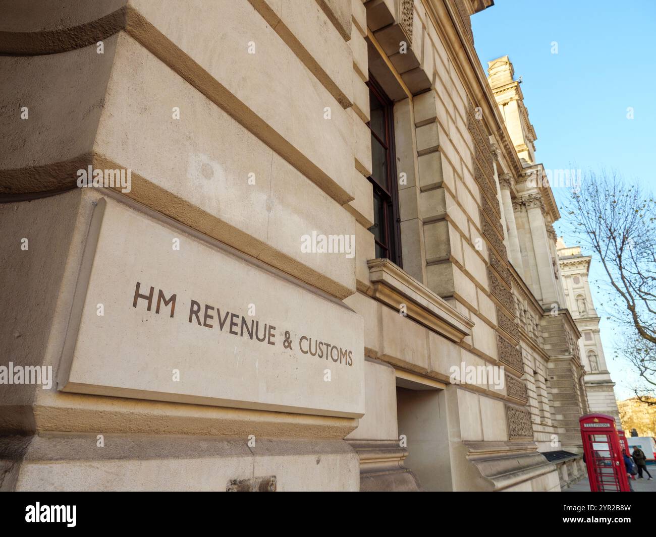 Bâtiment HM Revenue and Customs à Whitehall, Londres, Royaume-Uni Banque D'Images